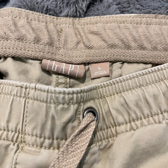 Gap beige twill joggers size large - Picture 8 of 9